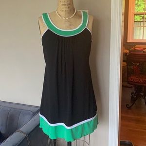 Green and black top